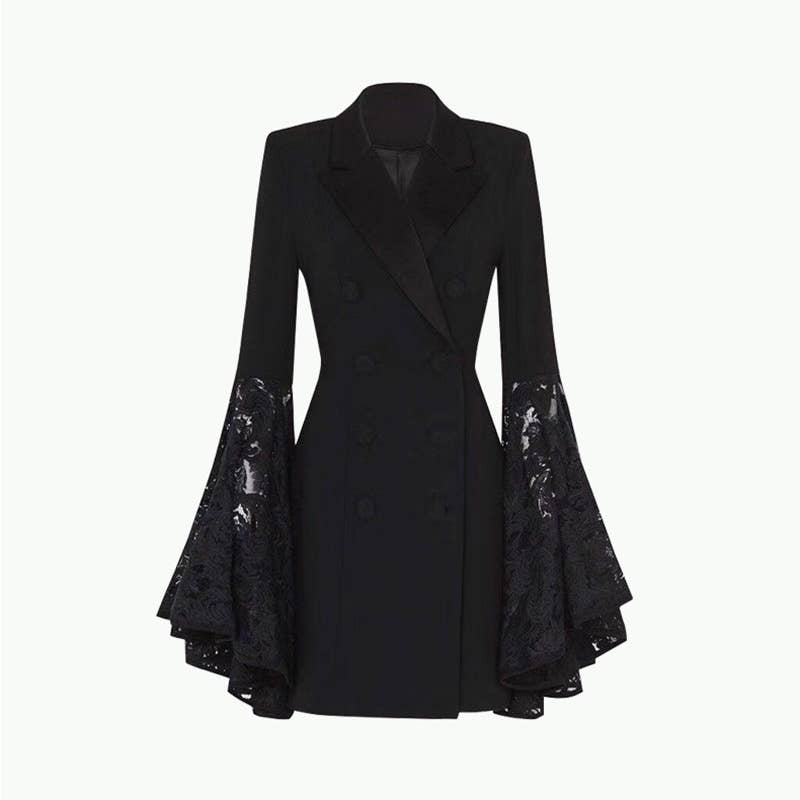 Evening Dress Lace Sleeve Blazer