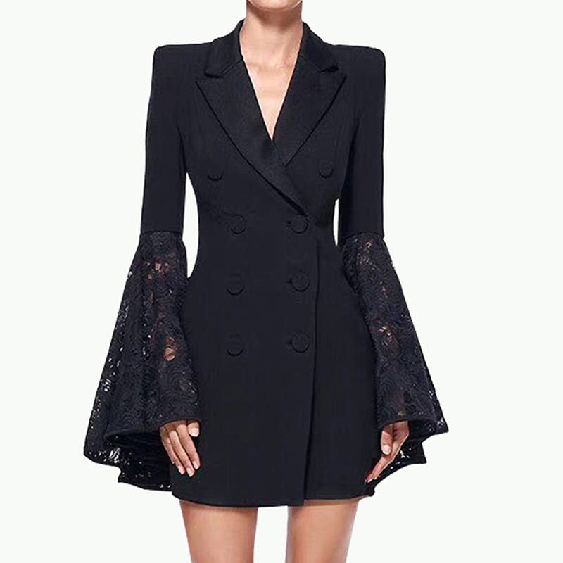 Evening Dress Lace Sleeve Blazer