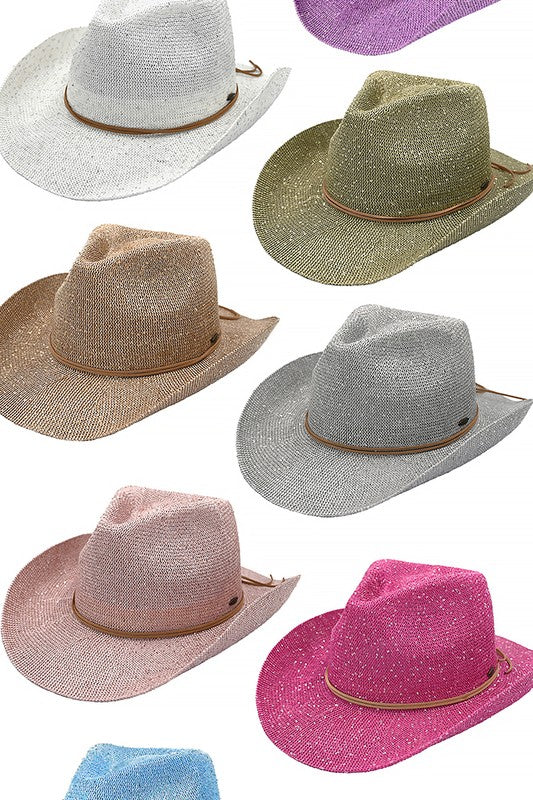 Sequin Cow Girl Hat