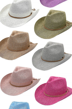 Sequin Cow Girl Hat