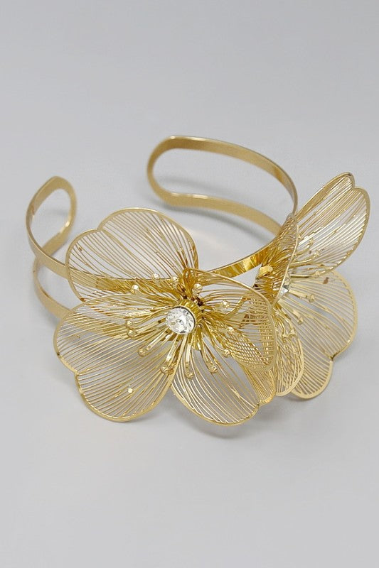 Arm Cuff Flower Bracelet
