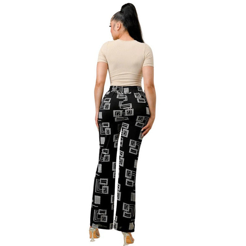Matrix Square Flare bottom Pants