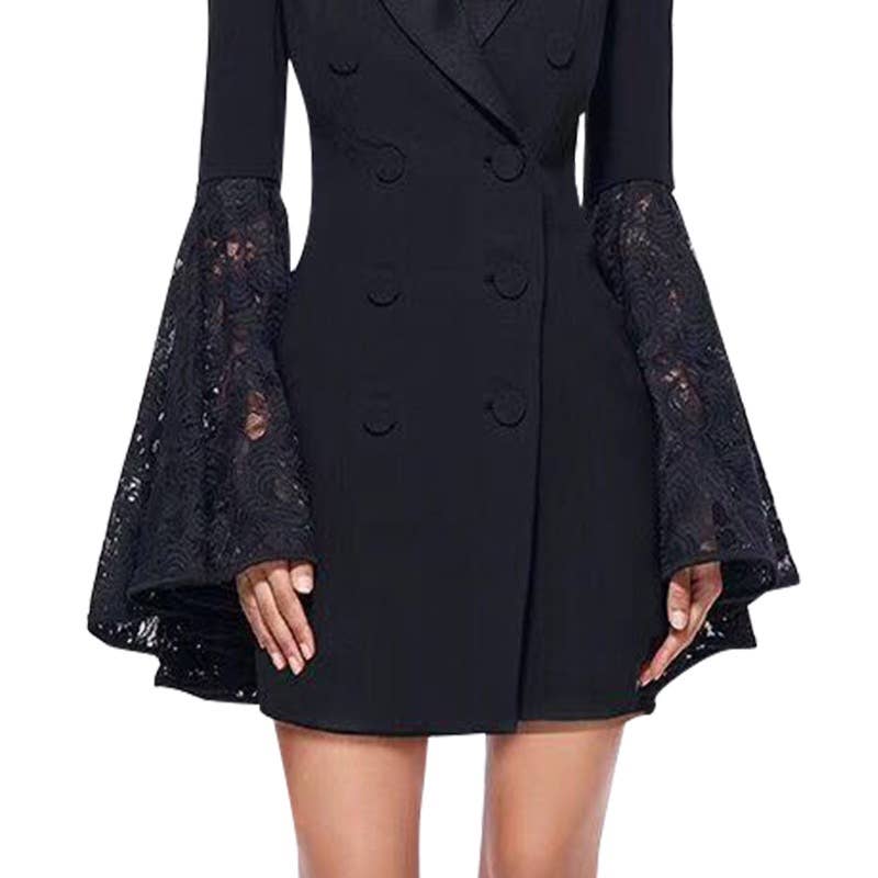 Evening Dress Lace Sleeve Blazer
