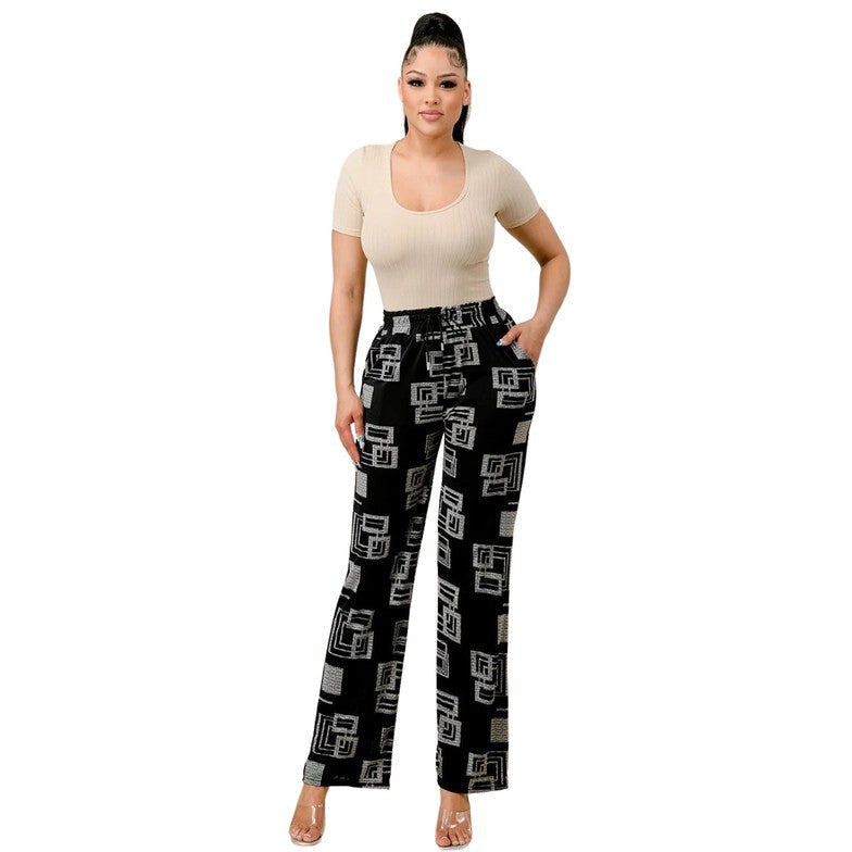 Matrix Square Flare bottom Pants