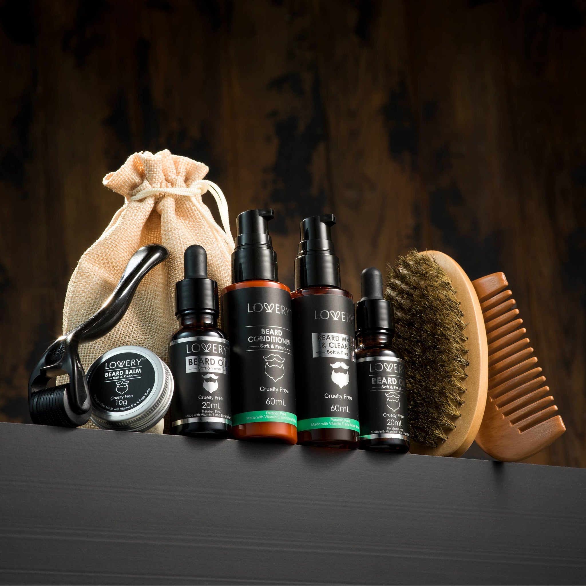 Mens Christmas Gifts, Beard Grooming & Growth Trimming Kit