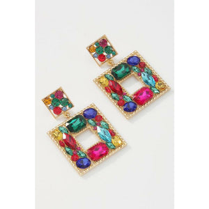 Holiday Rhinestone Earrings