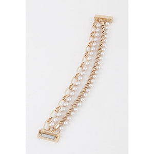 Chain & Bead Bracelet