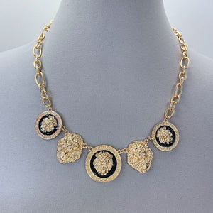 Lion Head Pendants Necklace