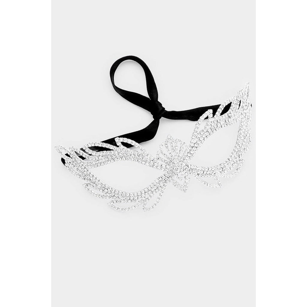 Crystal Rhinestone Masquerade Mask
